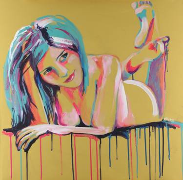 Print of Pop Art Nude Paintings by Sara Riches