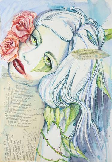 Print of Surrealism Botanic Drawings by Sara Riches