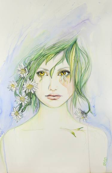 Print of Figurative Botanic Drawings by Sara Riches