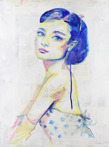 Print of Figurative Celebrity Paintings by Sara Riches
