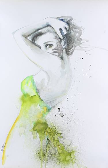 Print of Figurative Women Drawings by Sara Riches