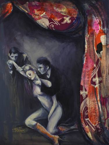 Original Abstract Expressionism Performing Arts Paintings by Sara Riches
