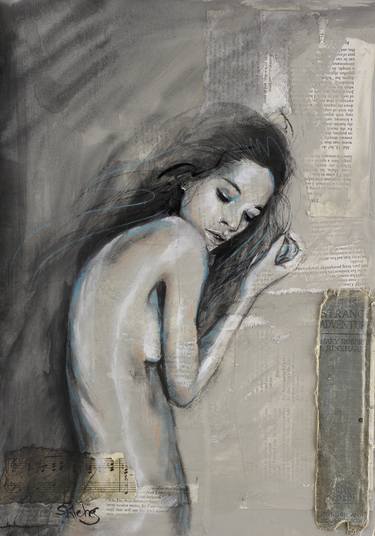 Print of Figurative Women Drawings by Sara Riches