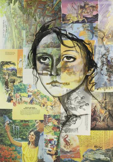 Print of Abstract Expressionism Religion Collage by Sara Riches