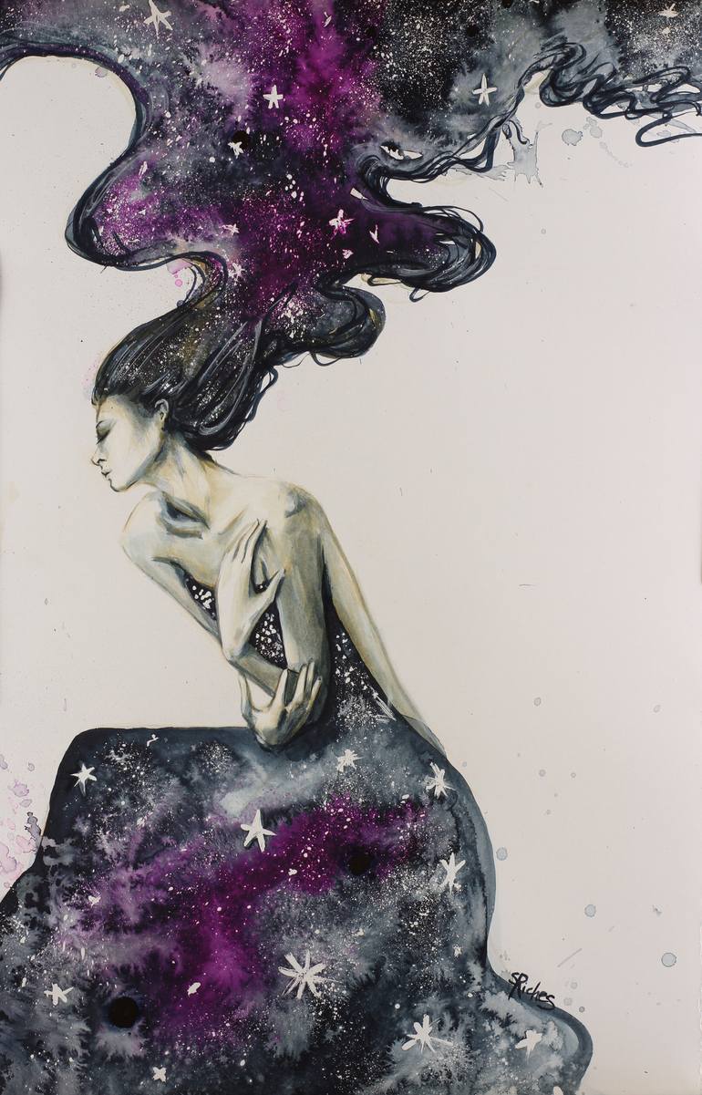 My Love I Wish Upon A Star Drawing By Sara Riches Saatchi Art