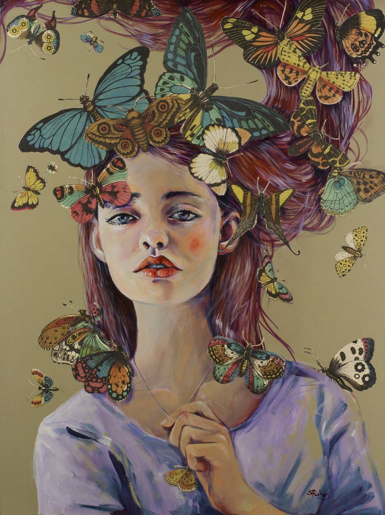Butterfly Effect Collage by Sara Riches | Saatchi Art