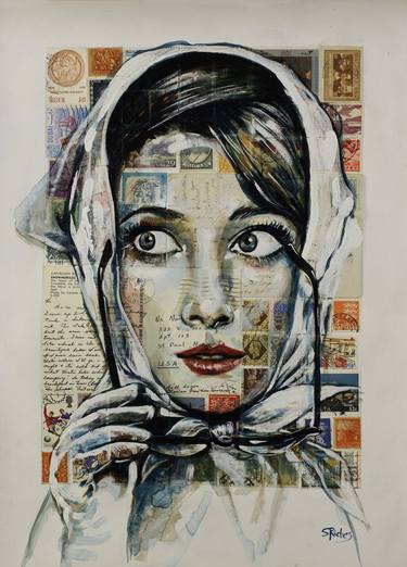 Print of Celebrity Collage by Sara Riches