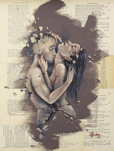 Original Conceptual Love Paintings by Sara Riches