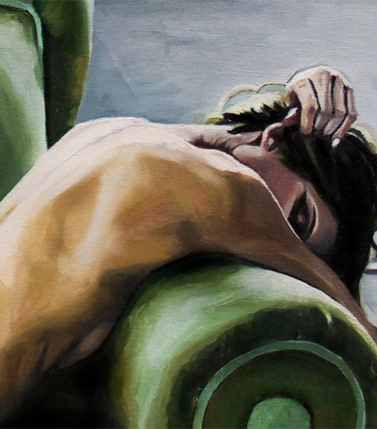 Original Expressionism People Painting by Blake Carmichael