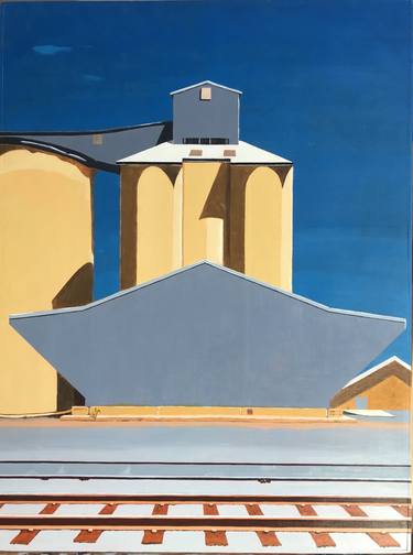 Print of Architecture Paintings by Yianni Johns
