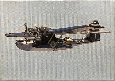 Print of Airplane Paintings by Yianni Johns