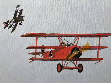 Print of Fine Art Airplane Paintings by Yianni Johns