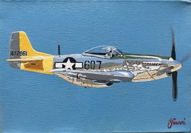 Print of Airplane Paintings by Yianni Johns