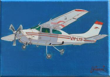 Print of Fine Art Aeroplane Paintings by Yianni Johns