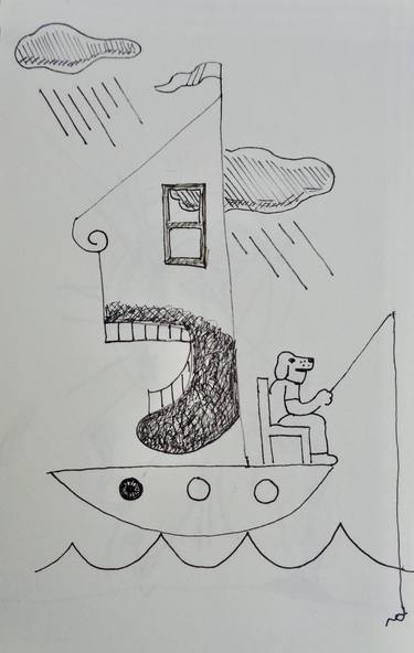 Original Boat Drawings by Daniel Genova