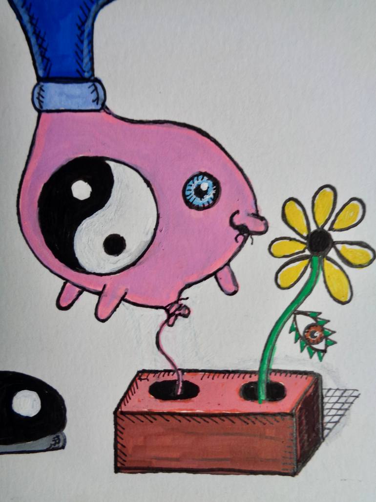 Original Contemporary Animal Painting by Daniel Genova