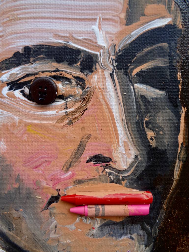 Original Figurative People Mixed Media by Daniel Genova