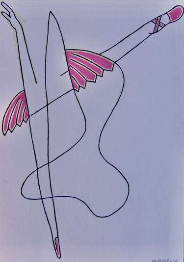 Original Figurative Performing Arts Drawing by Daniel Genova