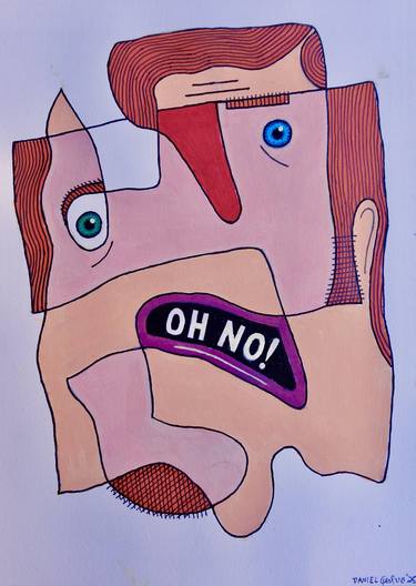 Original Contemporary Humor Painting by Daniel Genova