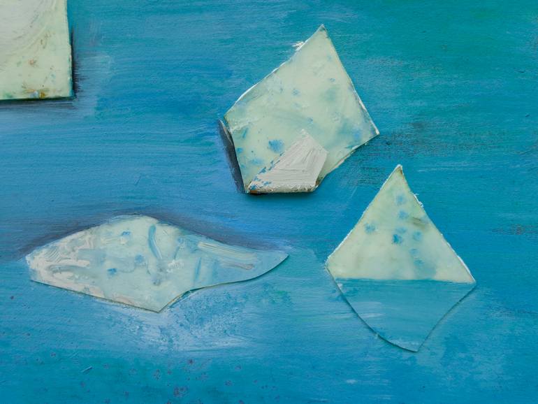 Original Contemporary Seascape Mixed Media by Daniel Genova