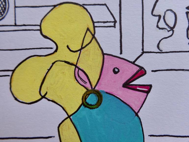 Original Contemporary Humor Drawing by Daniel Genova