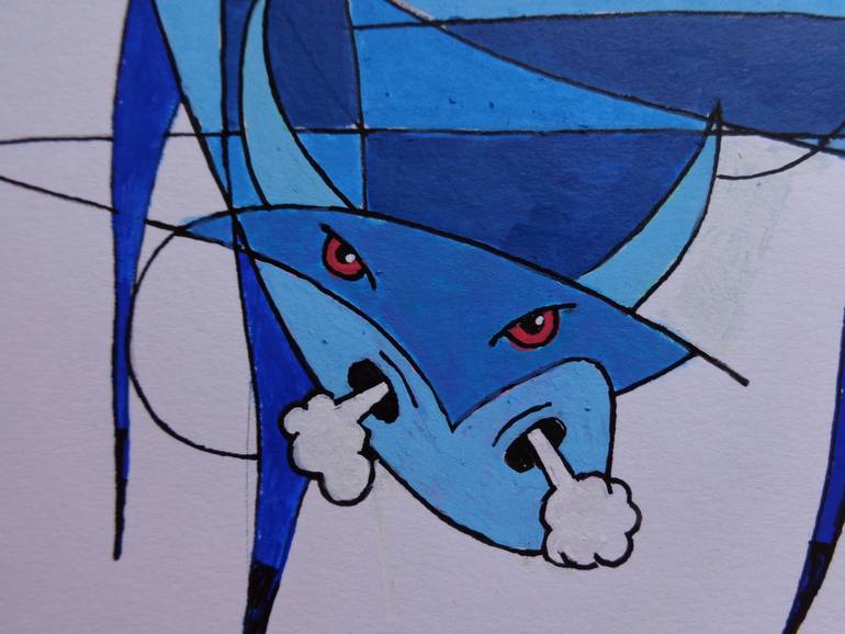 Original Contemporary Animal Painting by Daniel Genova