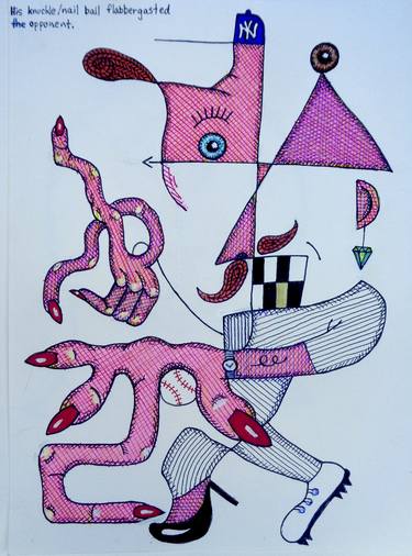 Print of Conceptual Body Drawings by Daniel Genova