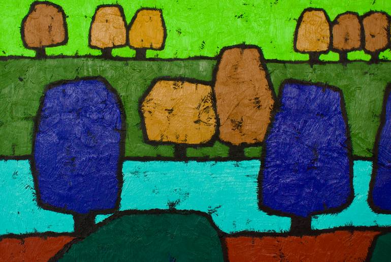 Original Contemporary Landscape Painting by Vadim Puyandaev