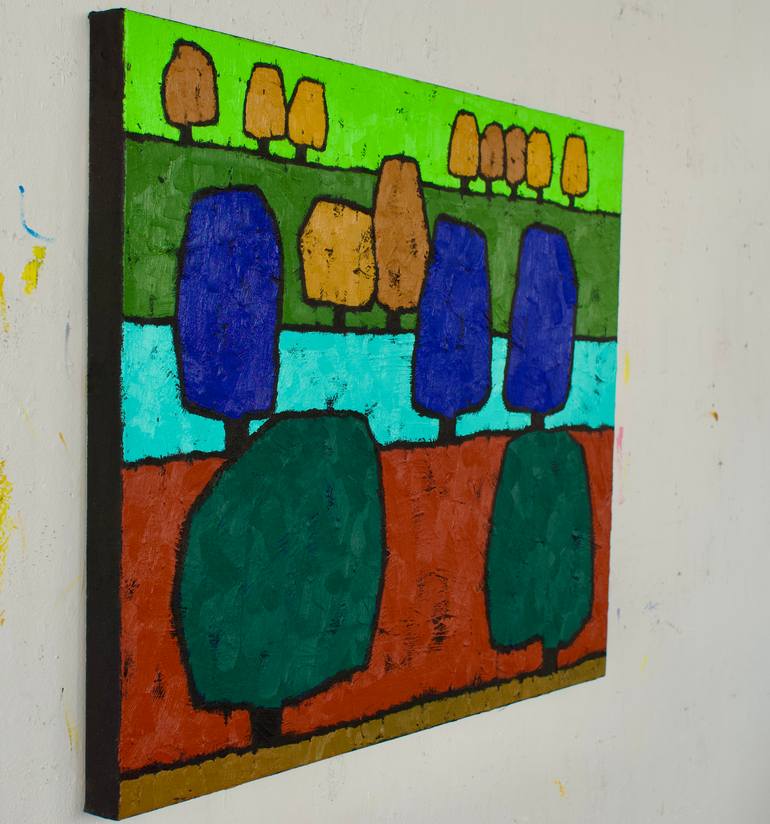 Original Contemporary Landscape Painting by Vadim Puyandaev