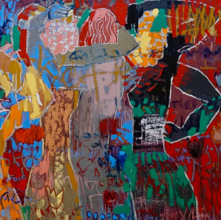 Original Abstract Expressionism Body Painting by Vadim Puyandaev