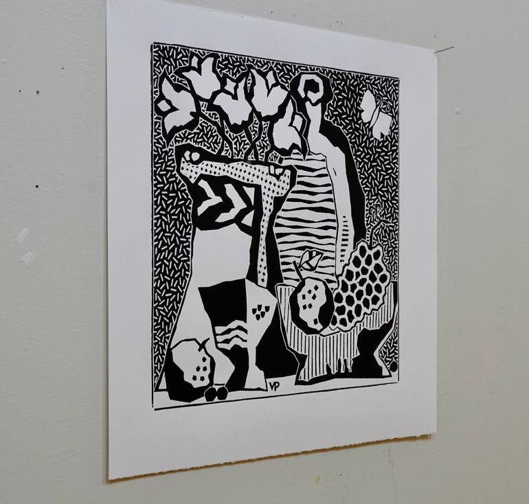 Original Contemporary Still Life Printmaking by Vadim Puyandaev