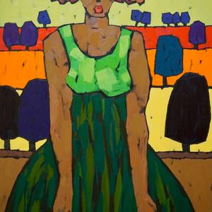 "Figure in Landscape # 2