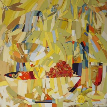 Print of Expressionism Still Life Paintings by Vadim Puyandaev