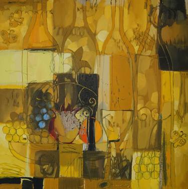 Print of Abstract Still Life Paintings by Vadim Puyandaev
