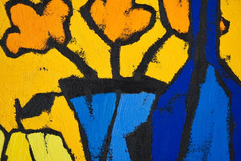 Original Expressionism Still Life Painting by Vadim Puyandaev