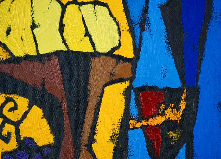 Original Expressionism Still Life Painting by Vadim Puyandaev