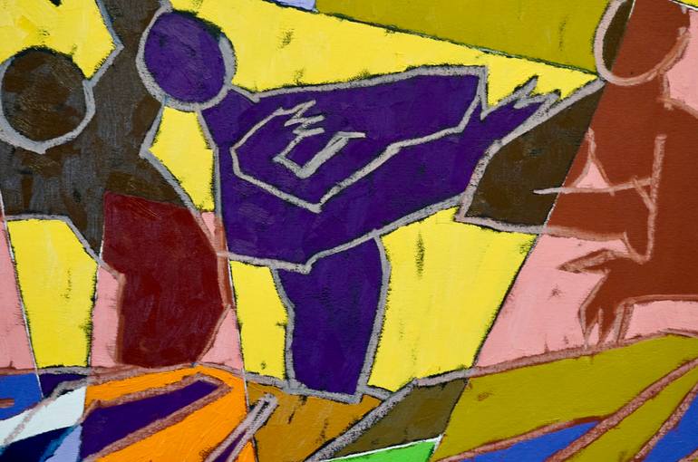 Original Expressionism Body Painting by Vadim Puyandaev