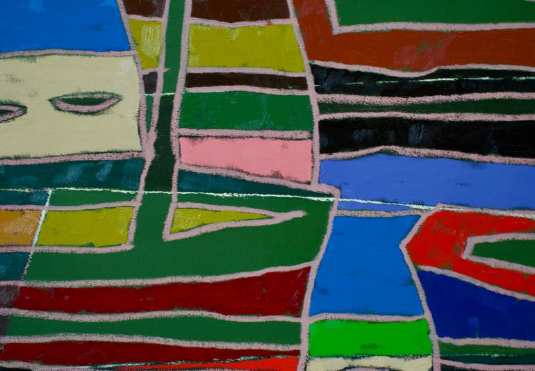 Original Figurative Boat Painting by Vadim Puyandaev