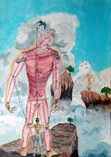 Original Conceptual Body Paintings by Lazaro Hurtado Atienza