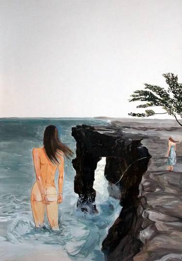 Print of Conceptual Nude Paintings by Lazaro Hurtado Atienza