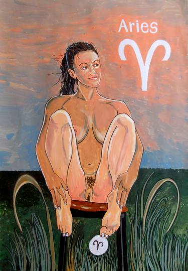 Original Conceptual Nude Paintings by Lazaro Hurtado Atienza
