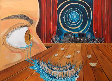 Print of Music Paintings by Lazaro Hurtado Atienza