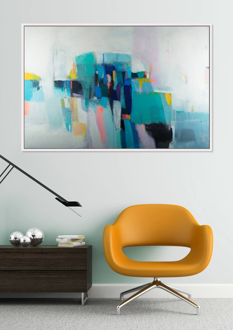 Original Abstract Painting by Matiz Camilo