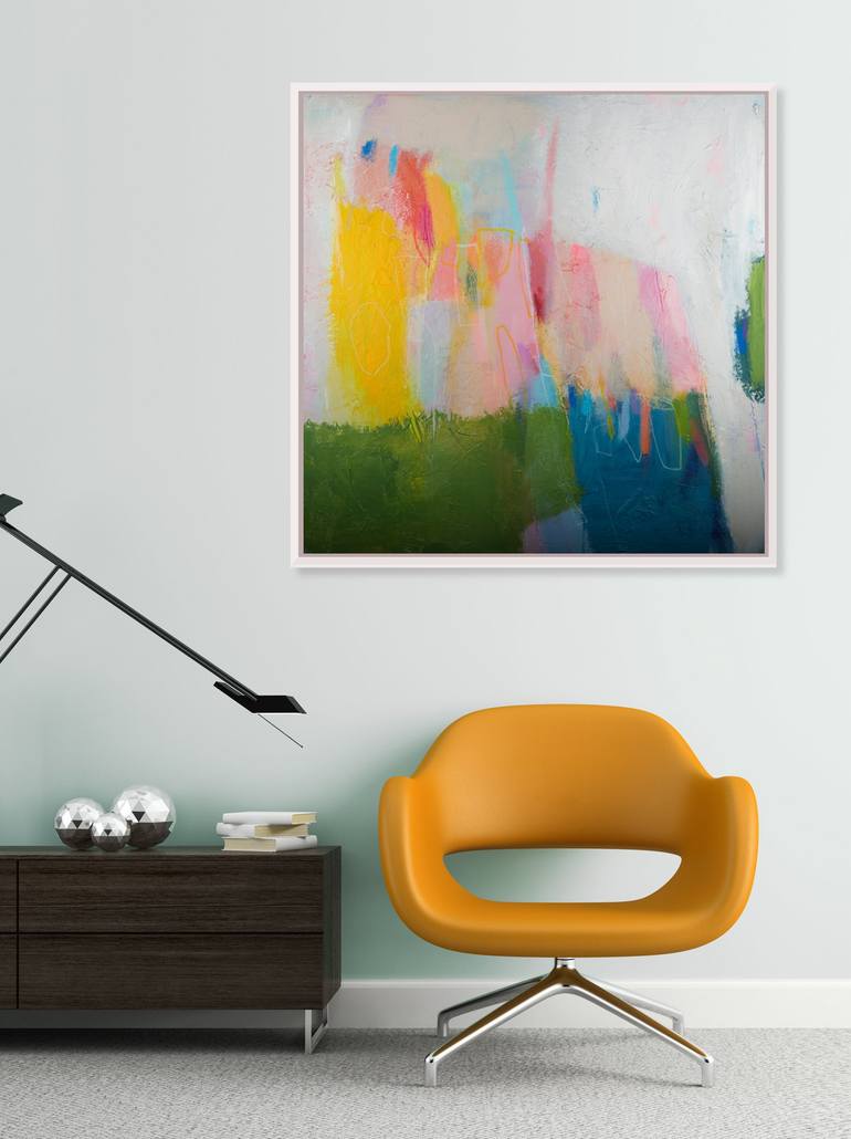 Original Abstract Expressionism Abstract Painting by Matiz Camilo