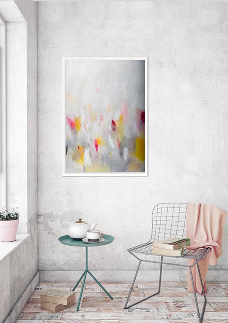 Original Abstract Expressionism Abstract Painting by Matiz Camilo