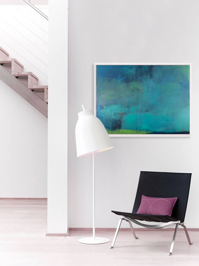 Original Abstract Expressionism Abstract Painting by Matiz Camilo