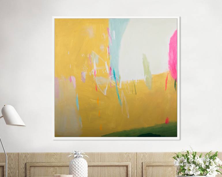 Original Abstract Expressionism Abstract Painting by Matiz Camilo