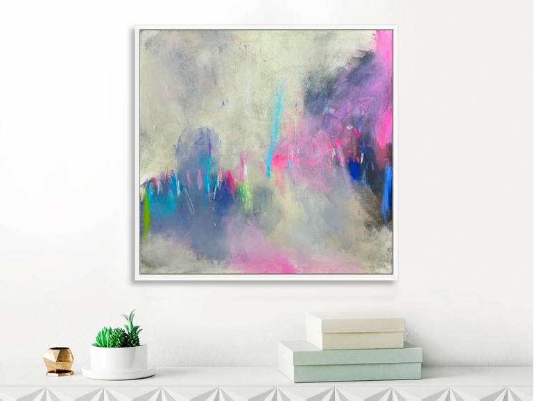 Original Abstract Expressionism Abstract Painting by Matiz Camilo