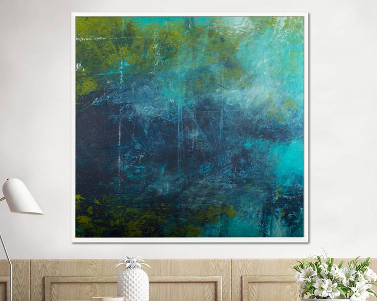 Original Abstract Expressionism Abstract Painting by Matiz Camilo