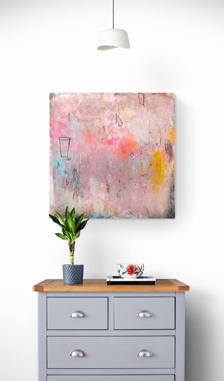 Original Abstract Expressionism Abstract Painting by Matiz Camilo